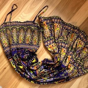 Anthropologie Smocked Maxi Dress